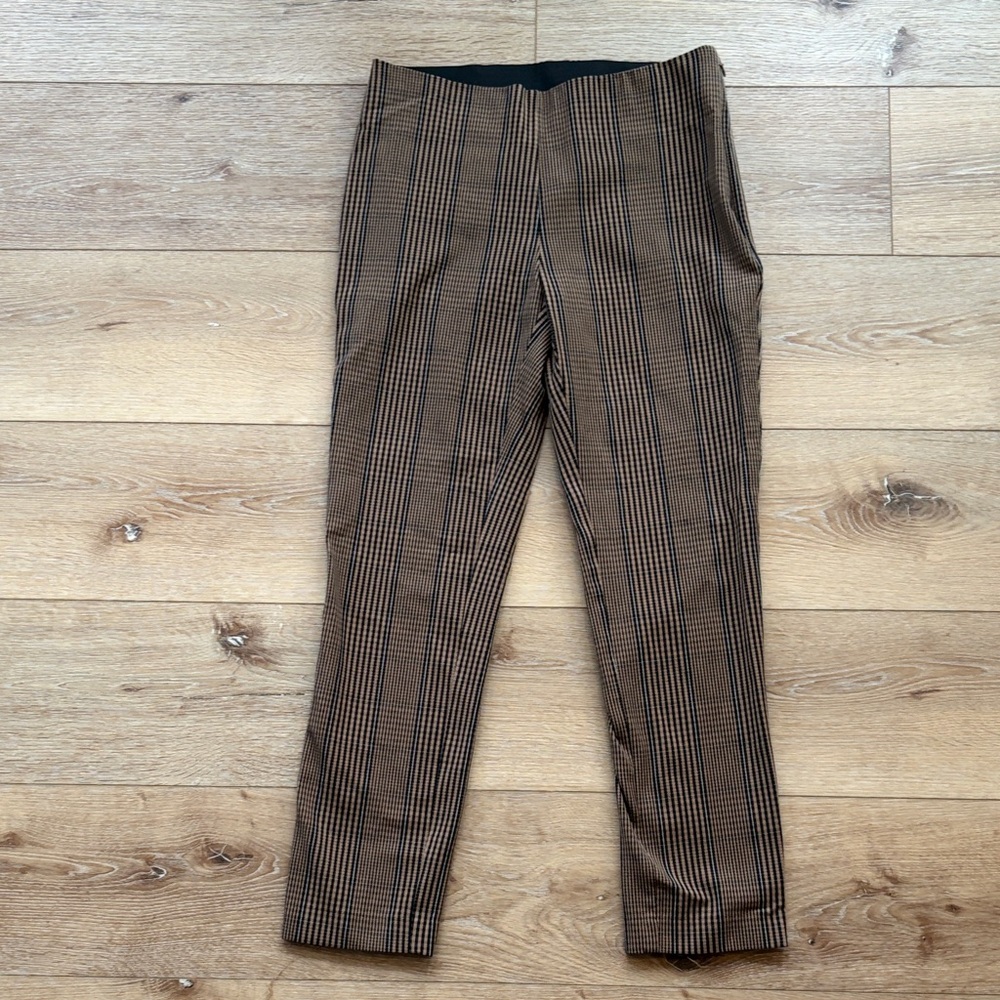 a new day Brown Plaid Women's Pants